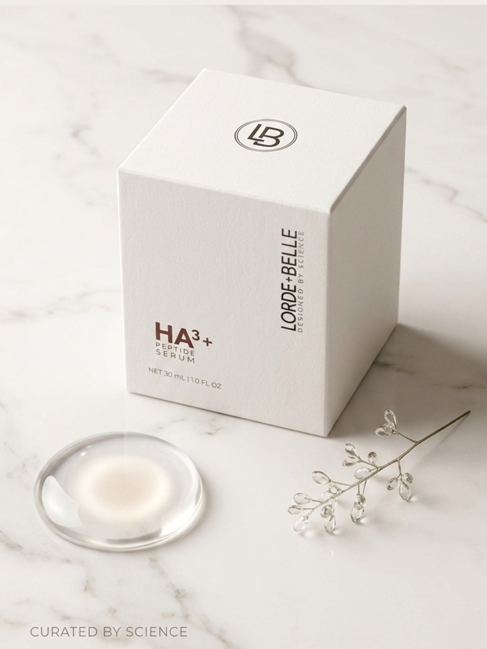 Lorde+Belle HA3+ Hydrating Serum – White